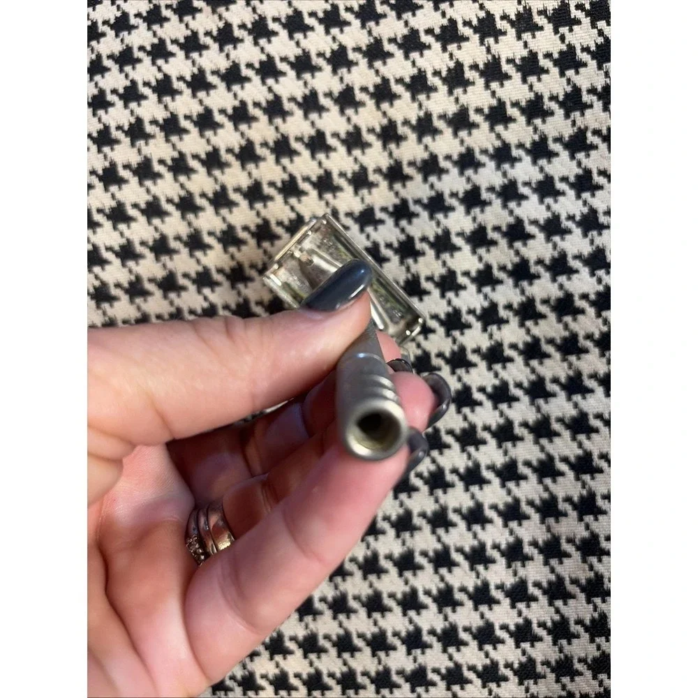 Vintage Gillette Regus Double Edge‎ Razor Shave Silver Tone Made in the USA